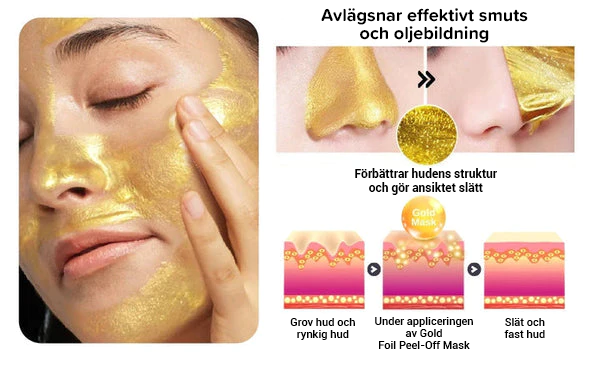 Guldfolie Skala av Mask