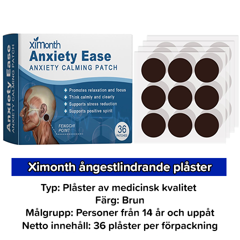 AnxEase Ångestdämpande Plåster